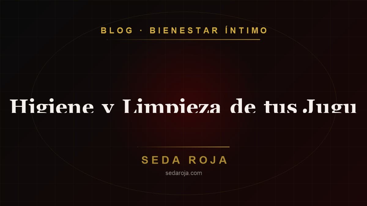 Higiene y Limpieza de tus Juguetes Sexuales